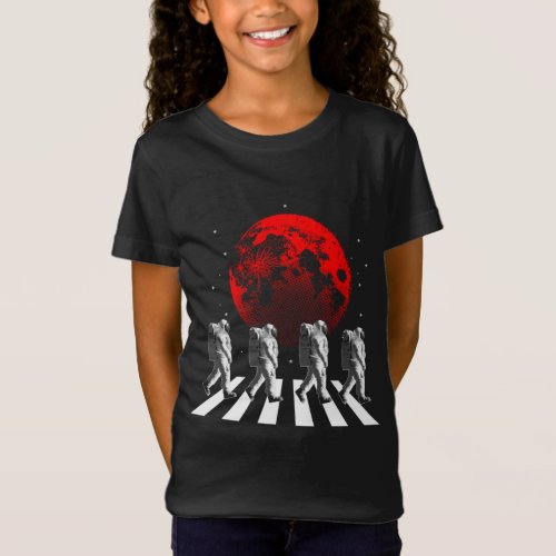 Moon Walk Astronauts Space Album Astronomy Funny T_Shirt