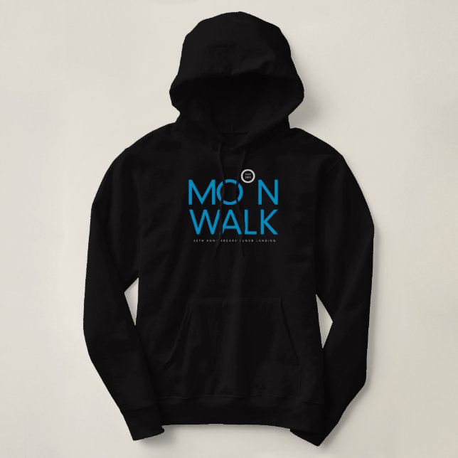 Moon Walk Lunar Landing 50th Anniversary Hoodie (Design Front)