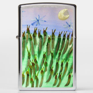 ...moon walkers...art by Jutta Gabriel... Zippo Lighter