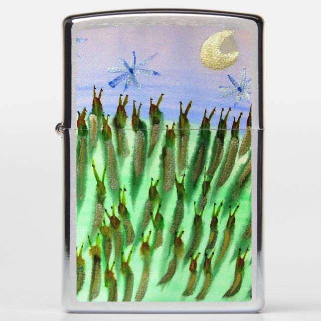 ...moon walkers...art by Jutta Gabriel... Zippo Lighter (Front)