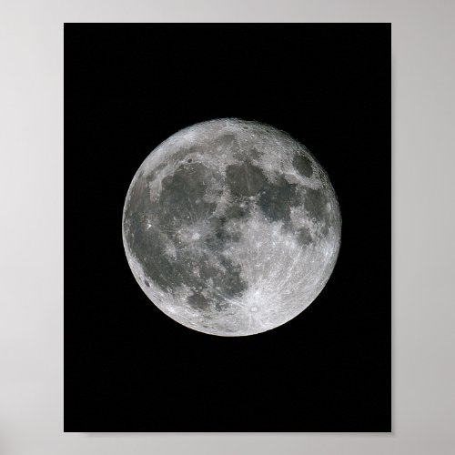 Moon Wall Art Night Print Bedroom Decor