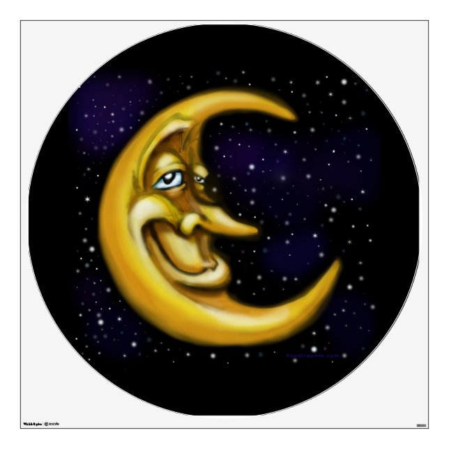 Moon Wall Decal (Front)
