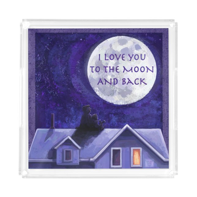 Moon Watch Acrylic Tray (Front)
