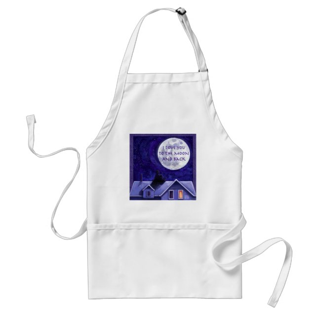 Moon Watch Adult Apron (Front)