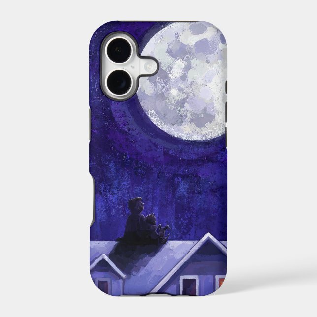 Moon Watch Iphone Case (Back)