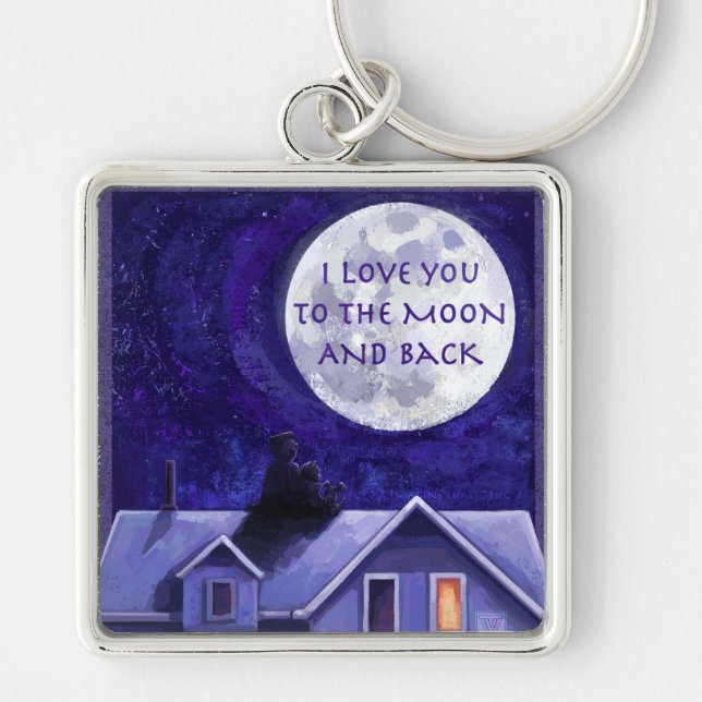 Moon Watch Keychain (Front)
