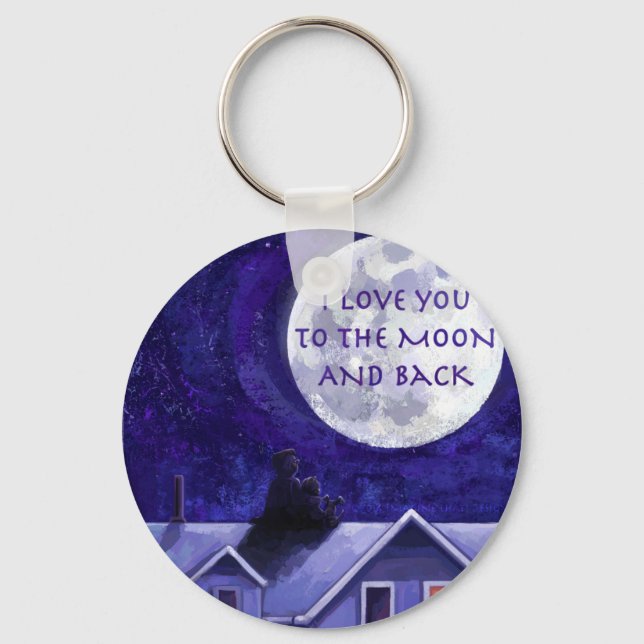 Moon Watch Keychain (Front)