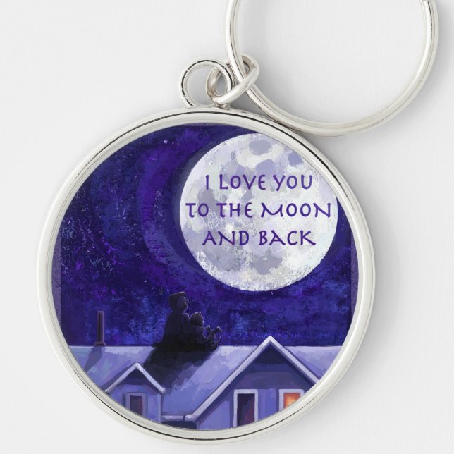 Moon Watch Keychain (Front)