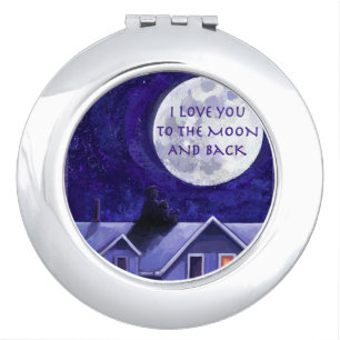Moon Watch Mirror For Makeup