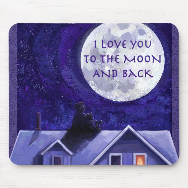 Moon Watch Mouse Pad (Front)