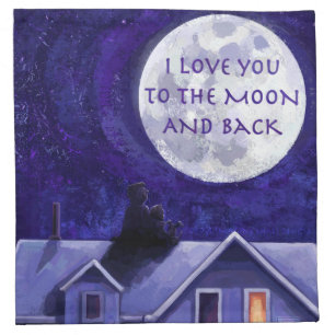 Moon Watch Napkin