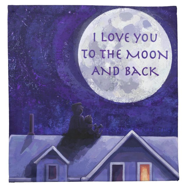 Moon Watch Napkin (Front)