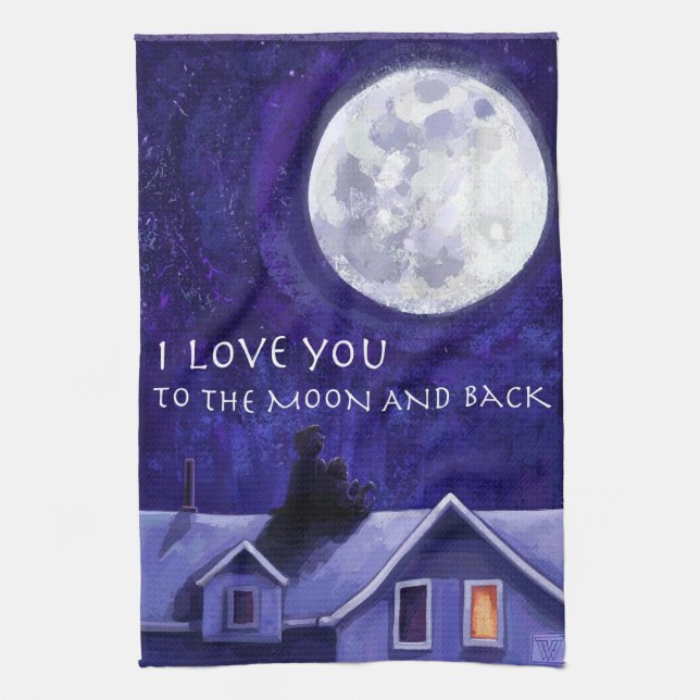 Moon Watch Towel (Vertical)