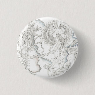 moon watching pinback button