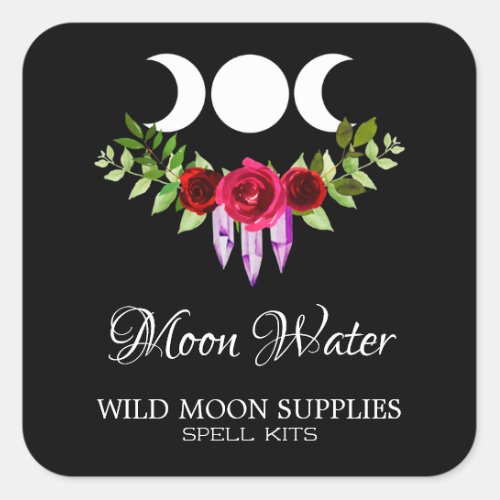 Moon Water Spell Kit Labels