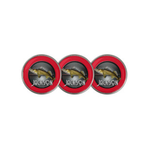  GRAPHICS & MORE Bass Fish Jumping Out of Water Fishing Golf Hat  Clip with Magnetic Ball Marker : Sports & Outdoors