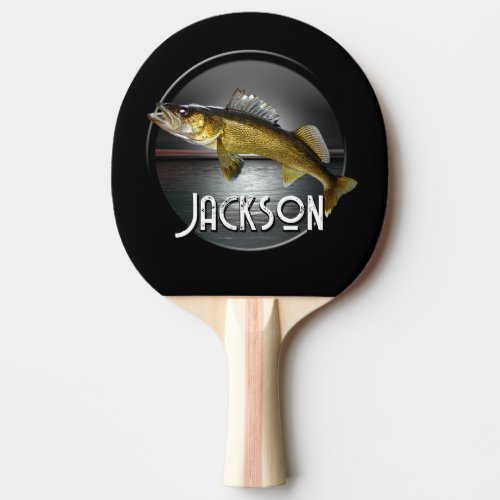 Moon Water  Walleye Pike   Ping Pong Paddle