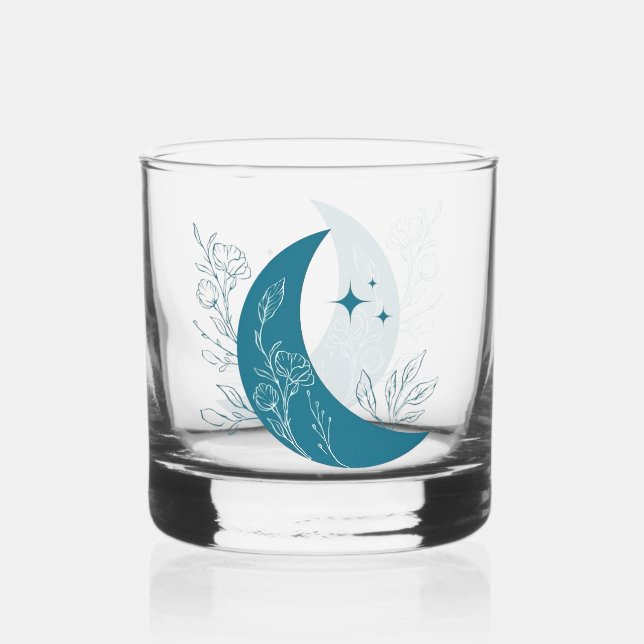 Moon Whiskey Glass (Front)