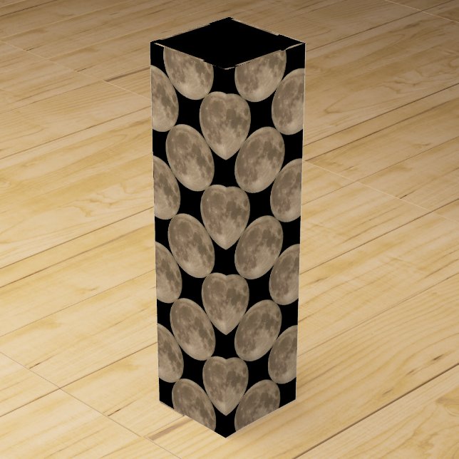 Moon Wine Box Personalized Full Moon Wine Gift Box (Front)