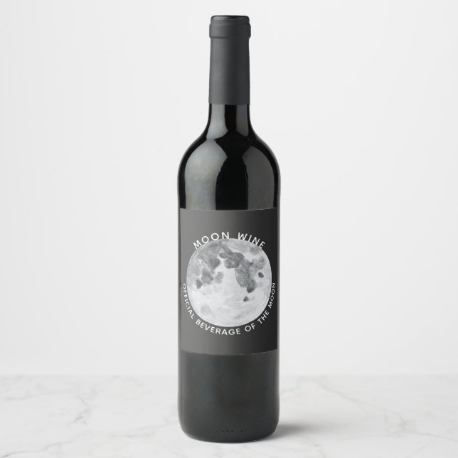 Moon Wine Personalized Label (Front)
