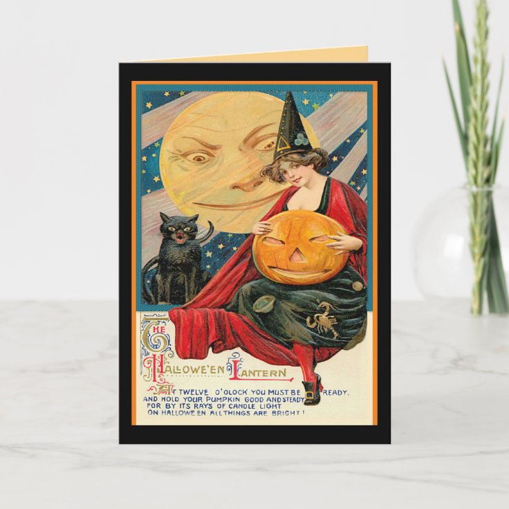 Moon Witch Card | Zazzle