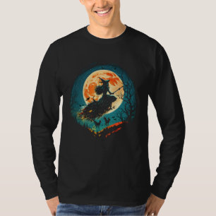 Moon Witch Witchcraft Halloween  1 T-Shirt