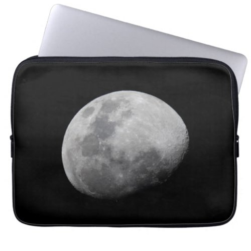 Moon with Black Sky  Zambia South Luangwa Laptop Sleeve
