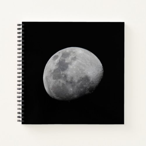 Moon with Black Sky  Zambia South Luangwa Notebook