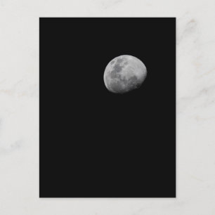 Moon with Black Sky Zambia, South Luangwa Postcard