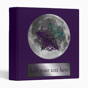 Moon with Celtic knot pentacle binder