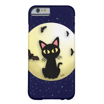 Moon With The Cat Barely There Iphone 6 Case by BATKEI at Zazzle