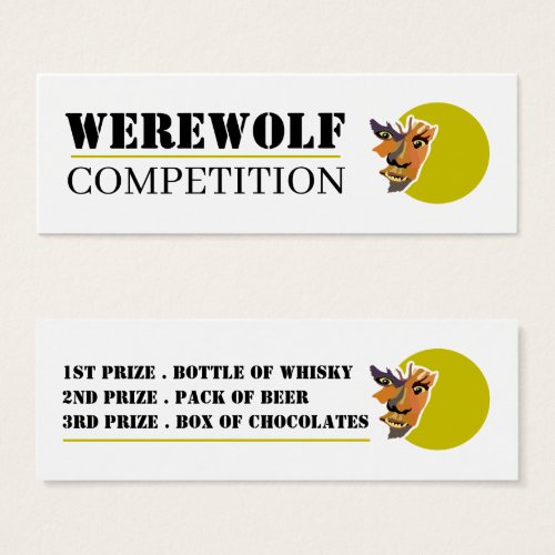 Moon Wolf Halloween Competition Tickets
