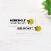Moon Wolf, Halloween Competition Tickets (Desk)