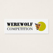 Moon Wolf, Halloween Competition Tickets (Front)