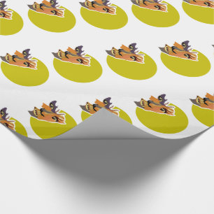 Moon Wolf, Halloween Party Wrapping Paper