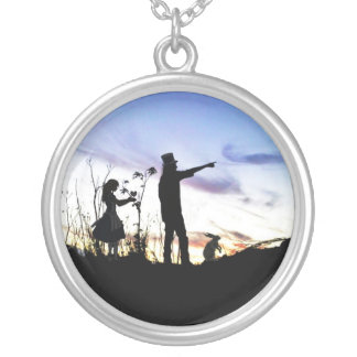 Moon Wonderland Silver Plated Necklace