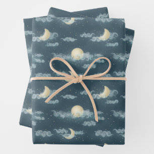 Moon Wrapping Paper Sheets