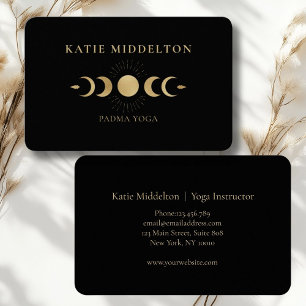 Moon Yoga Reiki Wellness Business Card