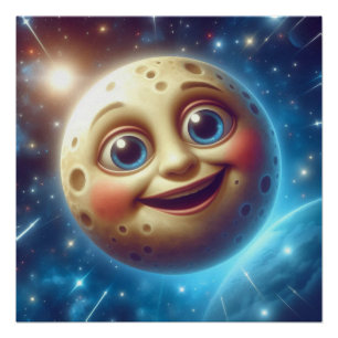 Moonage Smiles Poster