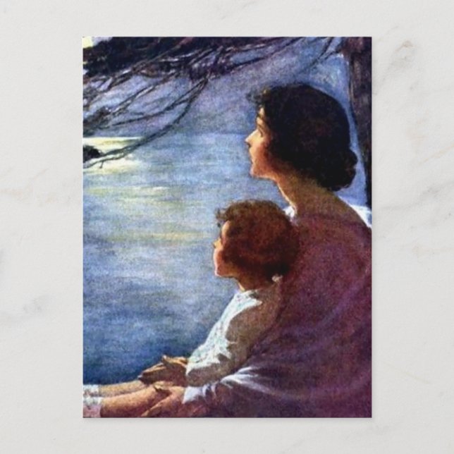 “Moonbeams” by Jessie Willcox Smith Postcard (Front)