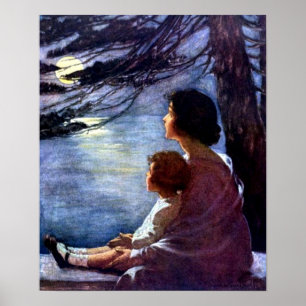 "Moonbeams" by Jessie Willcox Smith - Print