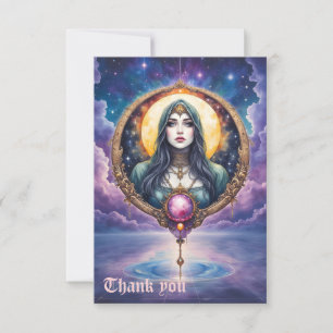 Moonbound Dreamkeeper – Guardian of the Night.   Thank You Card