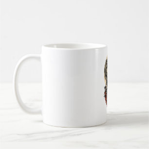 Moonbound Guardian She of the Wolf Moon Lunar Wolf Coffee Mug