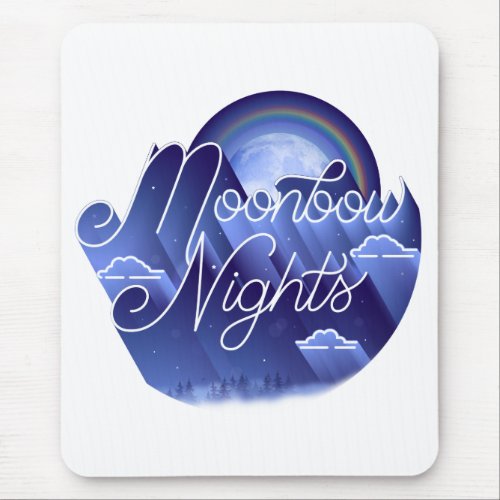 Moonbow Nights Computer Mousepad