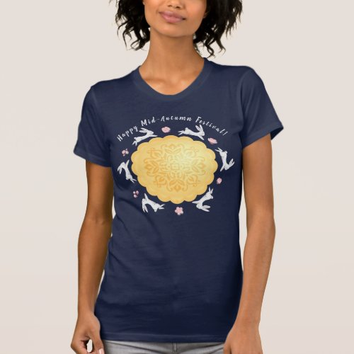 Mooncake and Rabbits Moon Festival T_Shirt