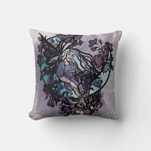 MoonChild Fairy Fairies Moon Child goddess moon Throw Pillow