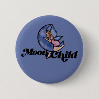 MoonChild Fairy Purple Moon Child Faerie           Button
