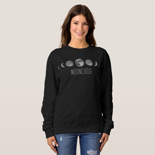 Moonchild - Moon Phases Sweatshirt (Front Full)