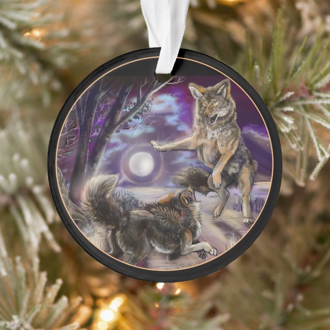 Moondancer Coyotes Ornament (Tree)
