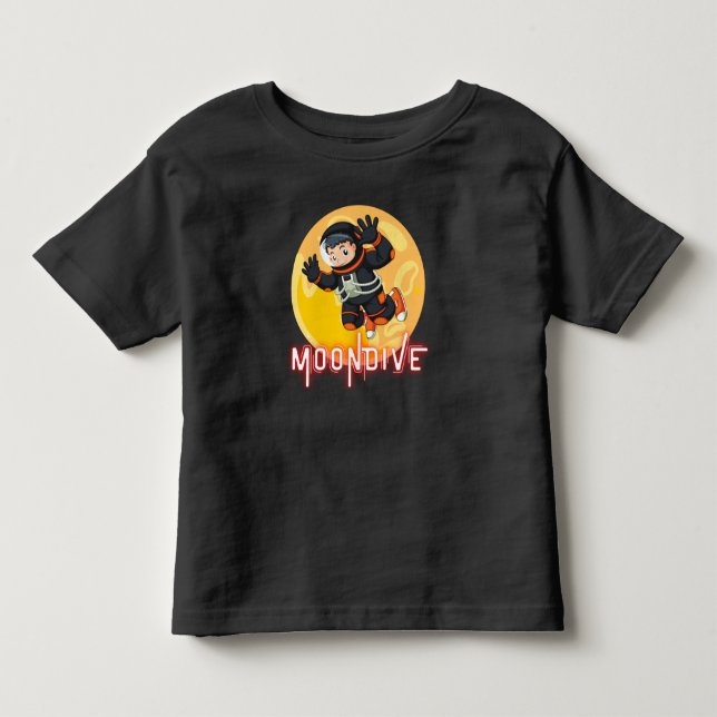 MOONDIVE- SPACE ASTRONAUT TODDLER T-SHIRT (Front)